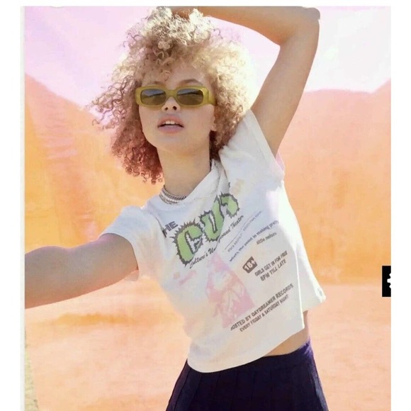 Daydreamer by Free People The Cut Shrunken Tee Top XS New With Tags - Picture 1 of 11